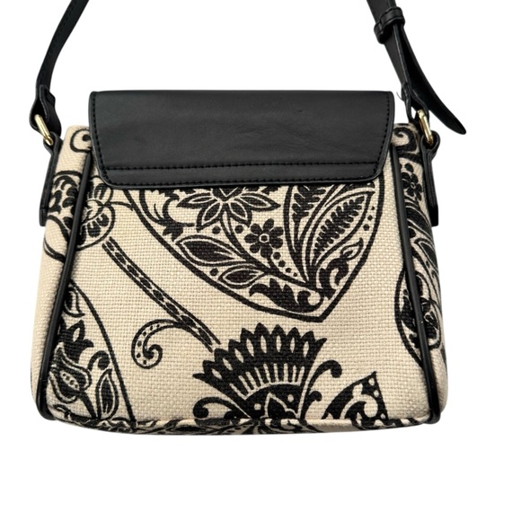 SPARTINA 449 Daufuskie Island Strachan Tulip Linen Leather Crossbody Bag - Picture 5 of 16